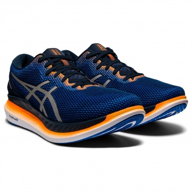 Asics Buty biegowe GlideRide 2 Lite Show (Amortyzacja) niebieskie męskie